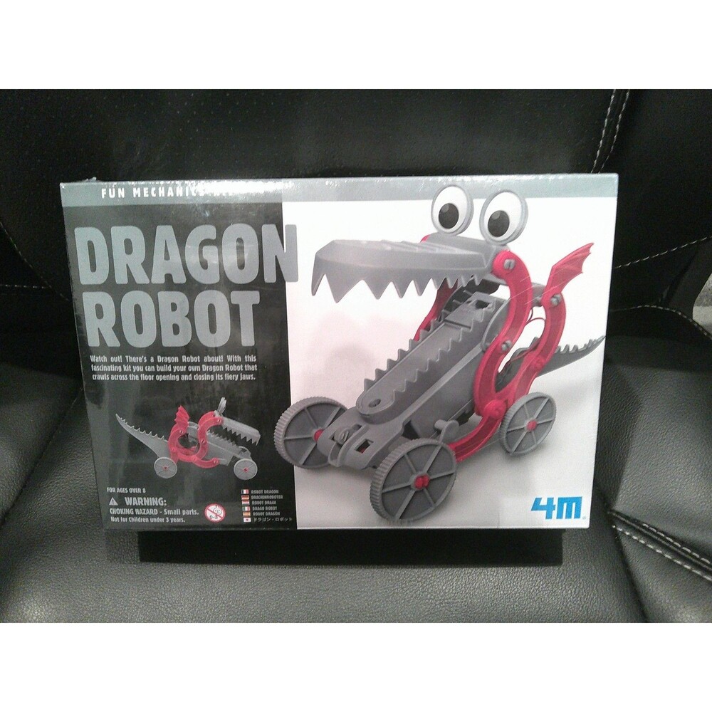 NEW FACTORY SEALED 4M Dragon Robot Kit Crawls & Opens Jaws  Full 20cm long